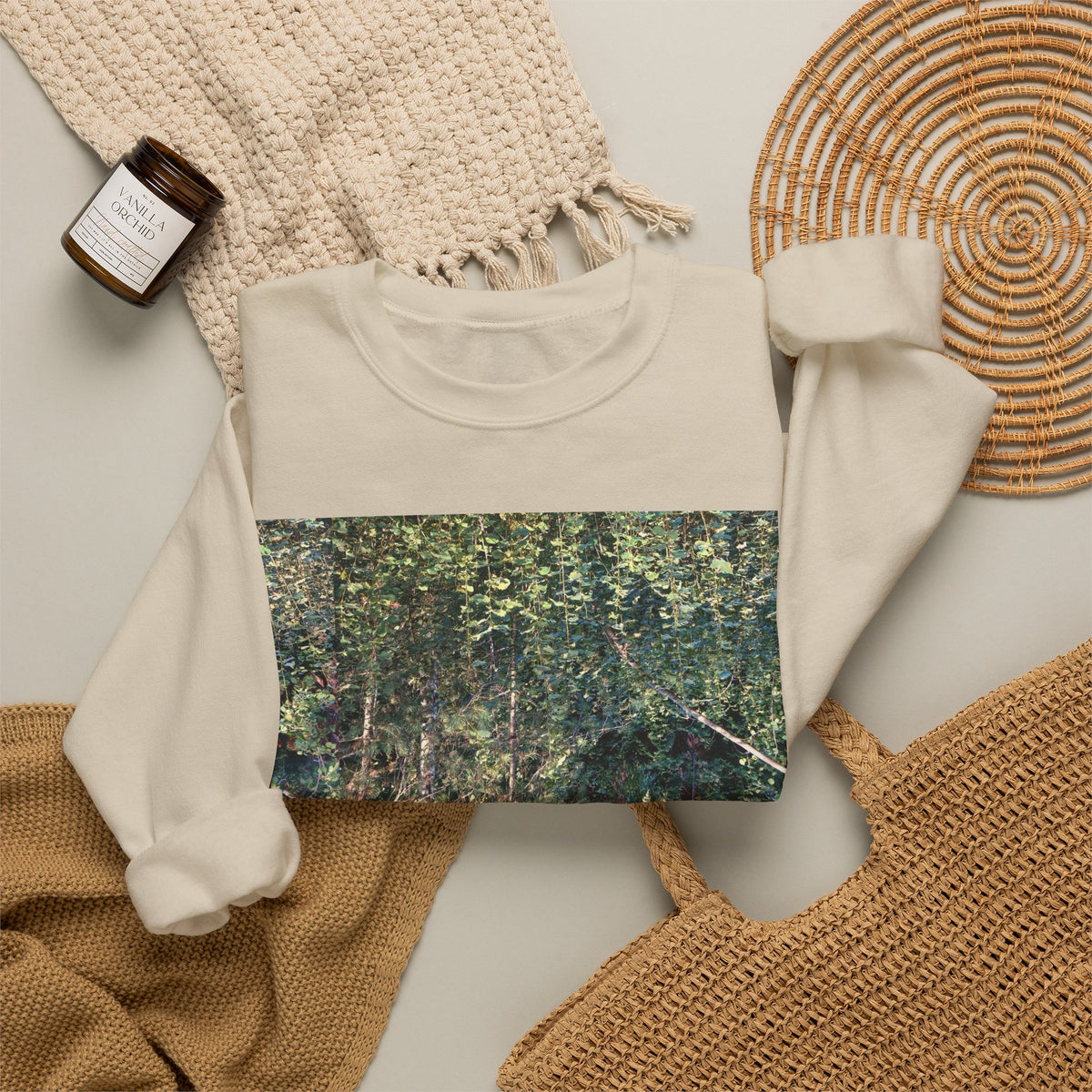Forest Reflection Crewneck Sweatshirt