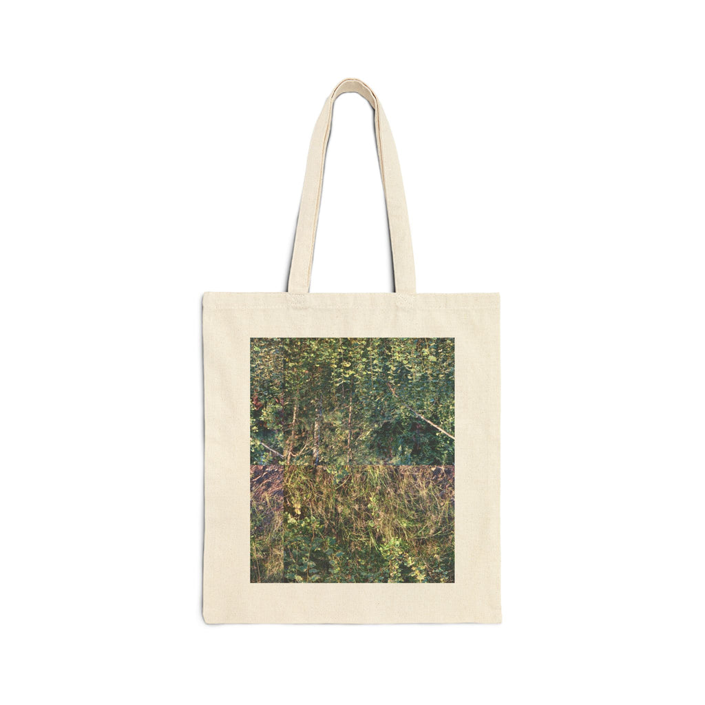 Canvas Tote Bag — Forest Texture Nature Print