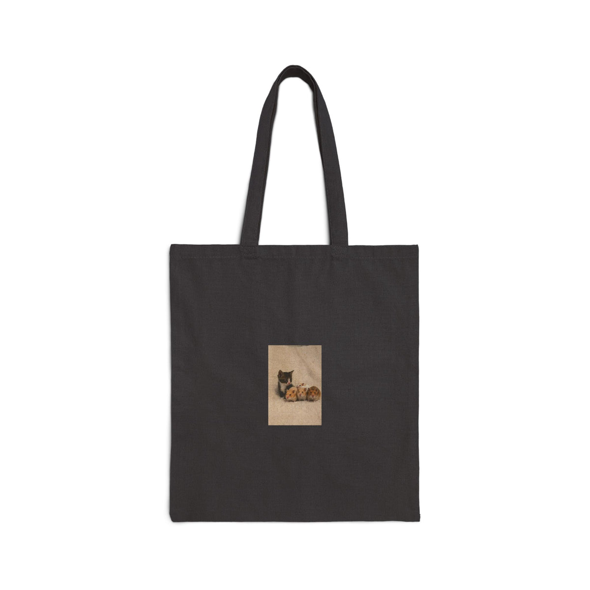 Canvas Tote Bag — Vintage Fox Illustration Eco Shopper