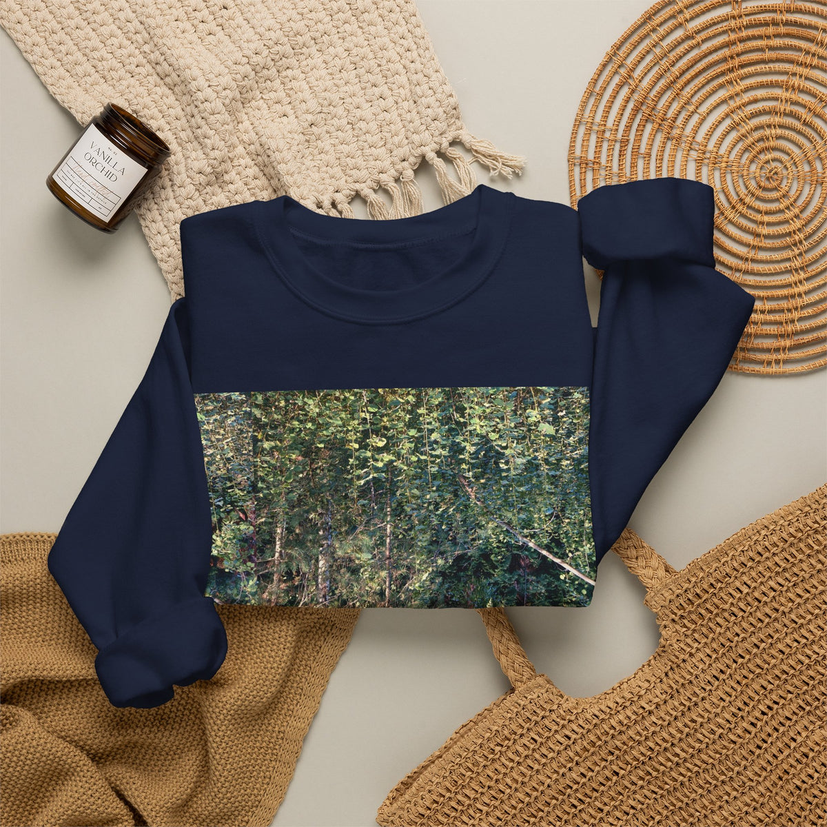Forest Reflection Crewneck Sweatshirt