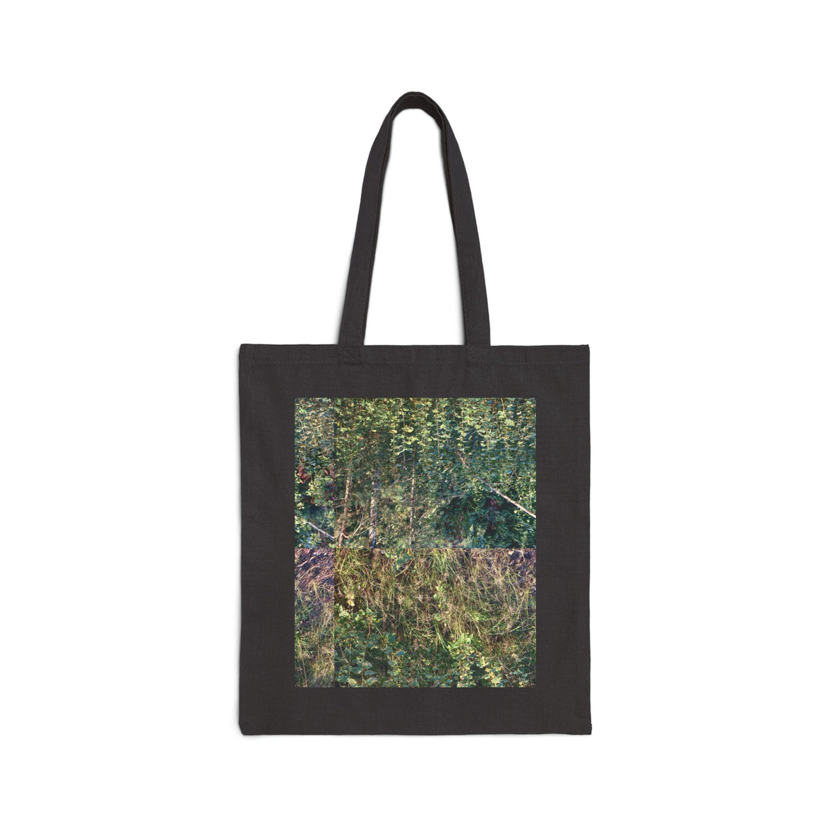 Canvas Tote Bag — Forest Texture Nature Print