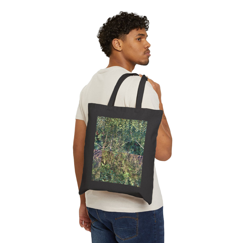 Canvas Tote Bag — Forest Texture Nature Print