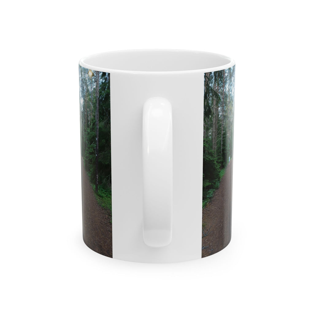 Cute Kitten and Hamsters Photo Ceramic Mug — Adorable Animal Coffee Cup (11oz/15oz)