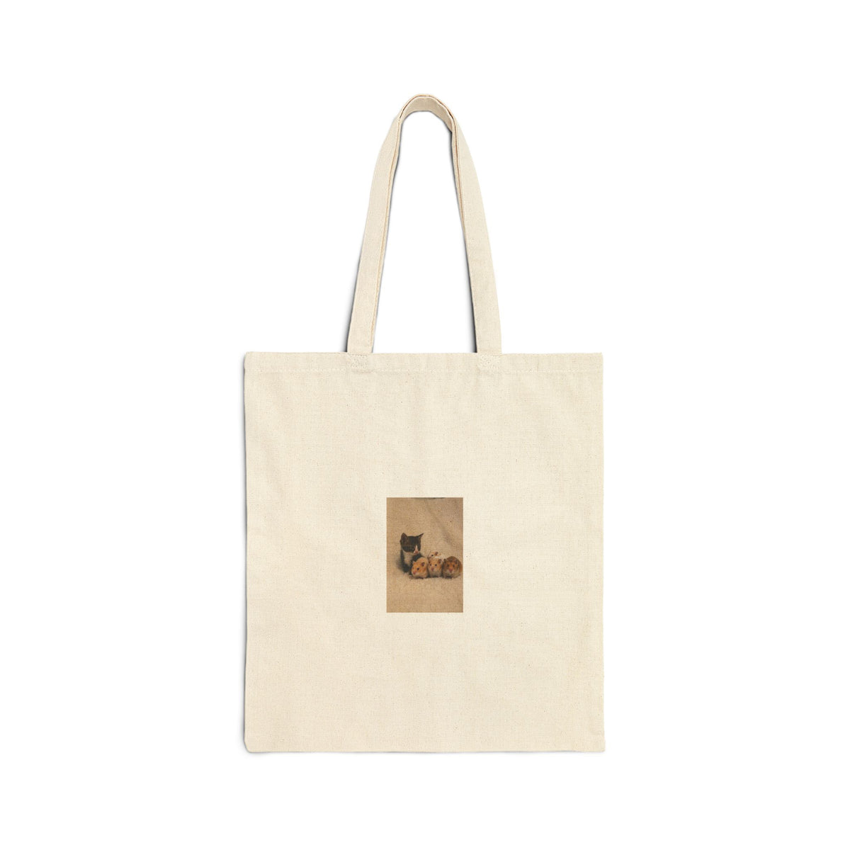Canvas Tote Bag — Vintage Fox Illustration Eco Shopper