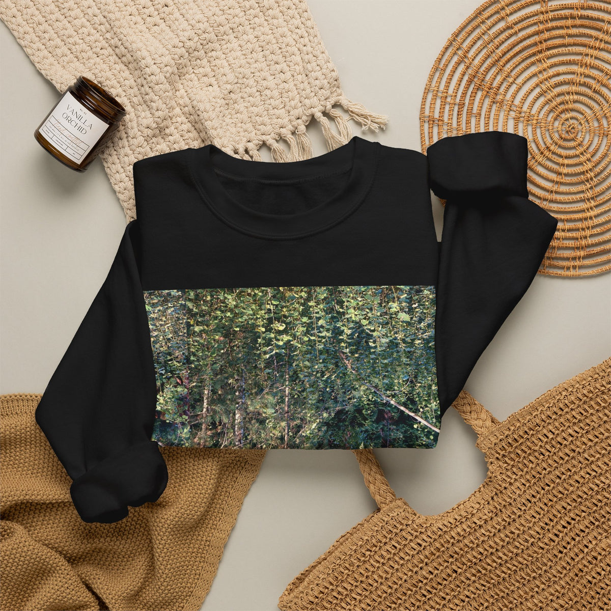 Forest Reflection Crewneck Sweatshirt