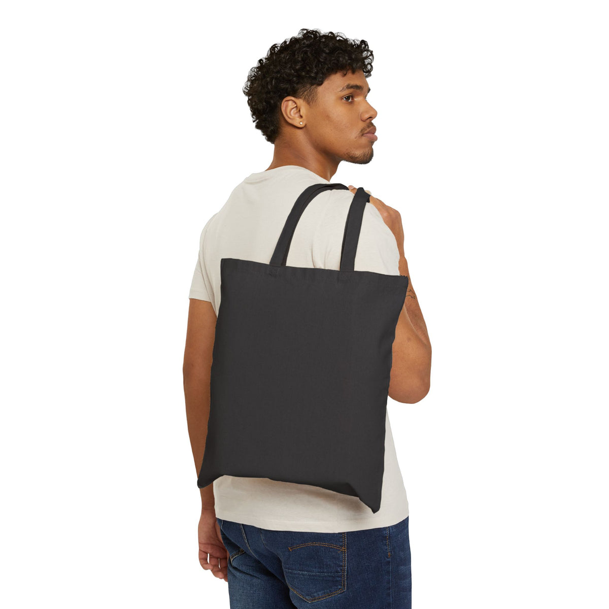 Canvas Tote Bag — Forest Texture Nature Print